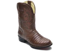 Bota Texana Country Masculina em Couro Cla-Cle