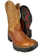 Bota Texana Country Masculina Goyazes Original Vernon Pinhão Havana Ref.MLZ