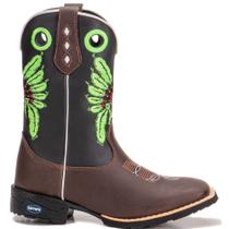 Bota Texana em Couro Country Cano Longo Masculina Bico Quadrado Bota Texana em Couro Country Cano Longo Masculina Bico Quadrado