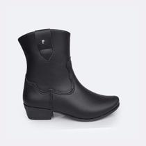 Bota Texana Fashion Feminina Boiadeira Infantil Menina Cano Médio Festa Rodeio Estilosa Confortavel Blogueirinha Roqueirinha