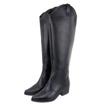 Bota Texana Feminina Cano Longo Zíper Lateral Bota Country Bota Texana Feminina Cano Longo Zíper Lateral Bota Country