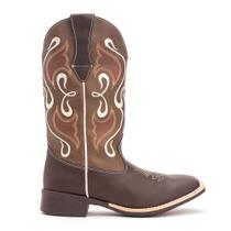 Bota Texana Feminina Country Couro Rodeio Barretos Cowboy Vaquejada Conforto e Estilo