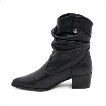 Bota Texana Feminina Couro Legitimo Country Bottero Western