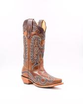 Bota Texana Feminina Goyazes Atlanta Café 236803-CC