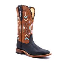 Bota Texana Feminina Goyazes Pit Stop Preto/Dallas Terra 226406-CC