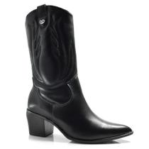 Bota Texana Feminina Via Marte 054-010-01 Bota Texana Feminina Via Marte 054-010-01