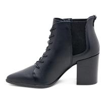 Bota Texana Feminino Cano Curto Couro Bottero 348705 Preta Bota Texana Feminino Cano Curto Couro Bottero 348705 Preta