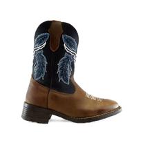 Bota Texana Infantil Cano Alto Country Confortável Casual
