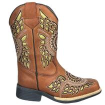 Bota Texana Infantil Menina Bordada Brilho Mexicana Boots Bota Texana Infantil Menina Bordada Brilho Mexicana Boots
