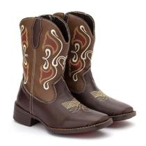 Bota Texana Kapell Infantil Dia Dia Cano Alto Confortável