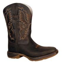 Bota Texana Masculina Bico Quadrado Café Jump Texas Rodeo Bota Texana Masculina Bico Quadrado Café Jump Texas Rodeo