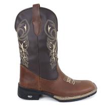 Bota Texana Masculina Bordada Couro Legítimo Country Rodeio Bota Texana Masculina Bordada Couro Legítimo Country Rodeio