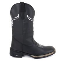 Bota Texana Masculina Couro Legítimo Bordada Boi Rodeio Bota Texana Masculina Couro Legítimo Bordada Boi Rodeio