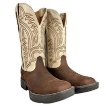 Bota Texana Masculina Goyazes Café Dakar Waco Off White Solado Jump Ref253004CJ