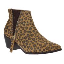 Bota Texana Onça Feminina Cano Curto Via Art 24549