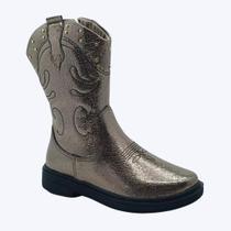Bota Texana Prata Velho Infantil Feminina WorldColors 328.025