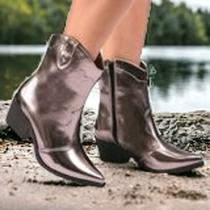 Bota Texana Prata Velho