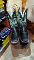 Bota Texana Texas rodeio preta