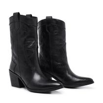 Bota Texana Western Feminina em Couro Legítimo Bota Texana Western Feminina em Couro Legítimo