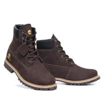 Bota Timberland Anniversary 6 Inch de Couro Premium Cor Coffee