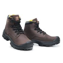 Bota Timberland Hike Trail Mode de Couro Cor Coffee