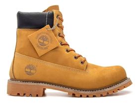 Bota Timberland Masculina Coturno Couro Waterproof Resistente BT095