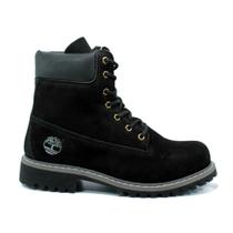 Bota Timberland Masculina Coturno Couro Waterproof Resistente BT095