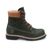 Bota Timberland Masculina Coturno Couro Waterproof Resistente BT095