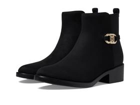 Bota Tommy Hilfiger Imiera2 feminina de couro preto