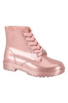 Bota Transparente infantil 2176.200 Molekinha Rosa