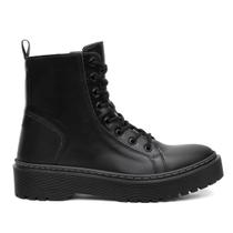 Bota Tratorada Coturno Feminino Leve Cano Curto Blogueirinha