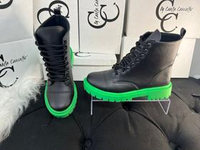 Bota Tratorada Solado Colorido - VERDE