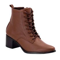 Bota Trilha da Lua Cano Baixo Couro - Feminina - Marrom - 37 Bota Trilha da Lua Cano Baixo Couro - Feminina - Marrom - 37
