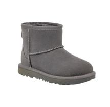 Bota UGG Classic Mini II Unissex Infantil Cinza Tamanho 2