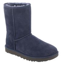 Bota UGG Classic Short II Feminina - Couro - Azul EVE - Tamanho 5
