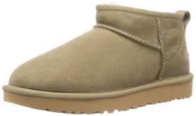 Bota UGG Classic Ultra Mini Feminina - Couro Antílope Bota UGG Classic Ultra Mini Feminina - Couro Antílope