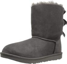 Bota UGG Unissex para Crianças Bailey Bow II Cinza Tamanho 06