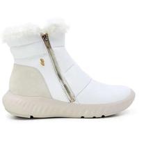 Bota Usaflex em Couro Feminino - Branco