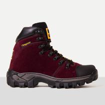 Bota Vegano Shoes Cross Gaia Borgonha Bota Vegano Shoes Cross Gaia Borgonha