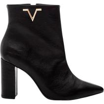 Bota Via Marte Ankle Boot Bico Fino Feminino