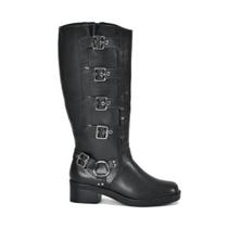 Bota via marte cano longo fivelas 035-006-01