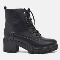 Bota Via Marte Coturno Feminino 001-002-01 Adulto Preto