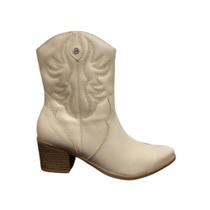 Bota via marte country bordado ref:23-1105 feminino