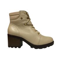 Bota via marte salto bloco ref: 22-7506 feminino