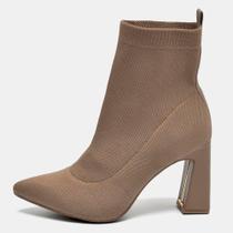 Bota Via Marte Social Knit Salto Grosso REF:343-009 Bota Via Marte Social Knit Salto Grosso REF:343-009