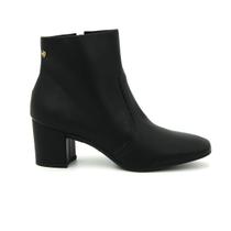 Bota Via Uno 172027 Cano Curto Salto Grosso Bico Quadrado Feminino Bota Via Uno 172027 Cano Curto Salto Grosso Bico Quadrado Feminino