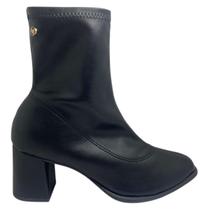 Bota via uno 911004 salto bloco 6,5 calce facil ziper lateral