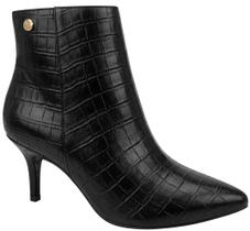 Bota Via Uno Bico Fino Cano Curto Salto Fino 156081