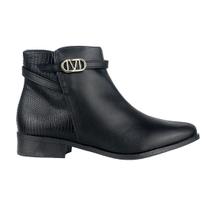 Bota Via Uno Cano Curto Salto Bloco