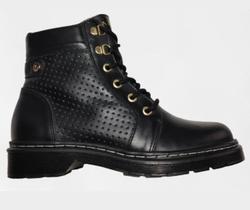 Bota Via Uno Feminina de Couro Legitimo